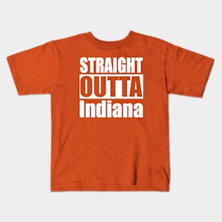 Straight Outta Indiana Kids T-Shirt